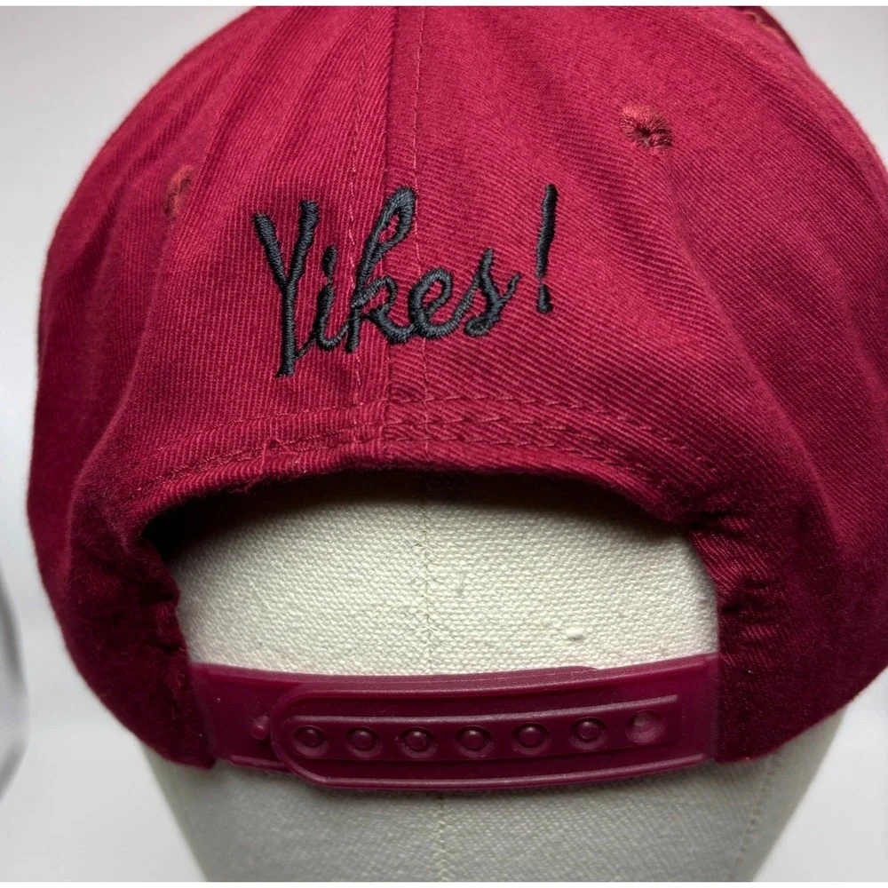 Vintage Goldschläger Yikes Snapback Hat‎ Red Black Taiwan Promo Cap RN 80510 90s